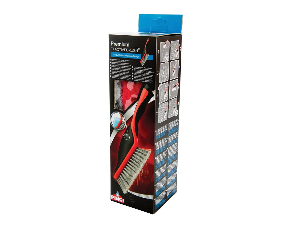 Perie pentru spalat masina Pingi ActiveBrush, cu rezervor integrat de 120ml