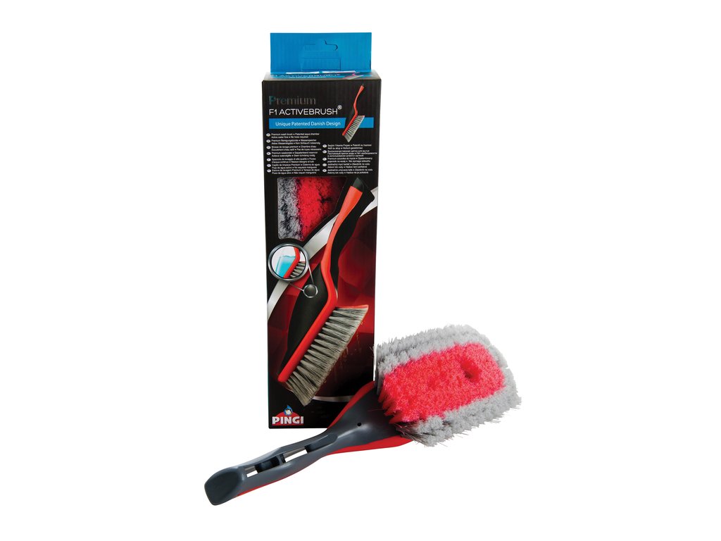 Perie pentru spalat masina Pingi ActiveBrush, cu rezervor integrat de 120ml
