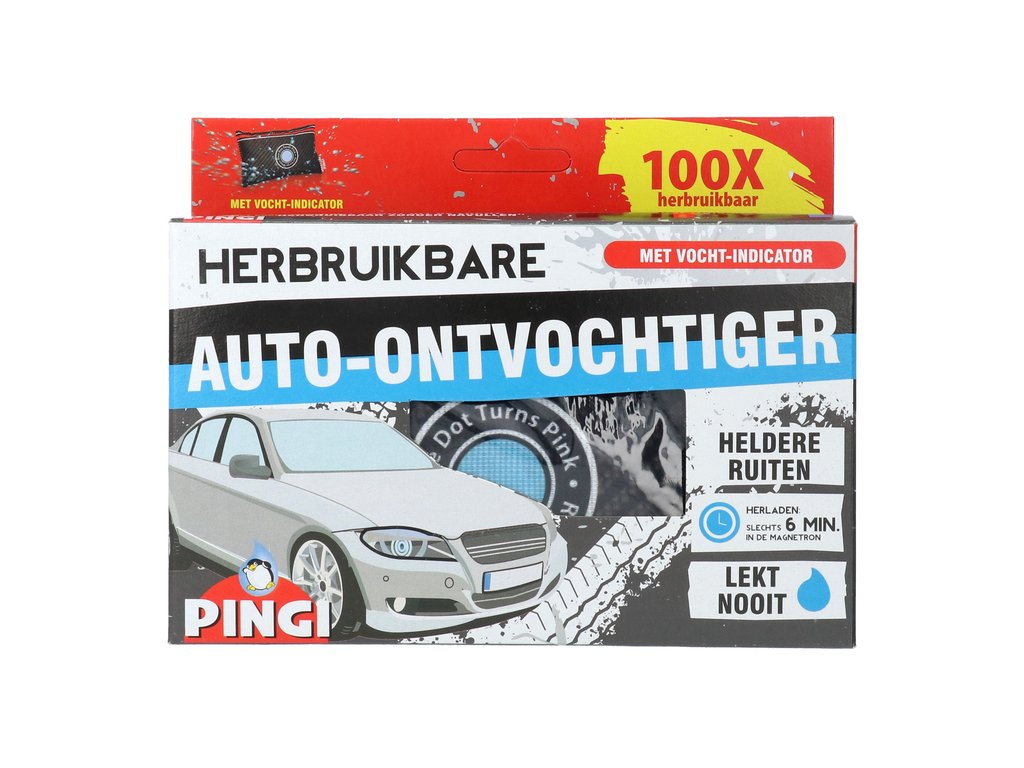 Dezumidificator auto Pingi absoarbe si retine umezeala ca un magnet, tip saculet , 300gr, absorbant umiditate