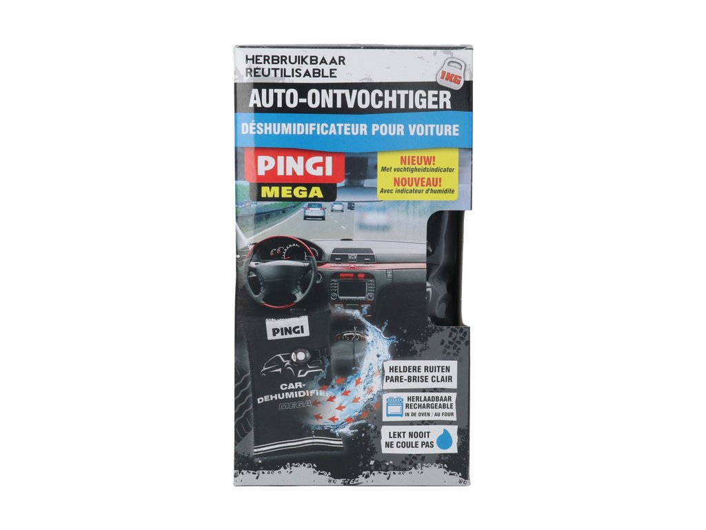Dezumidificator auto Pingi Mega absoarbe si retine umezeala ca un magnet, tip saculet, 1Kg, absorbant umiditate