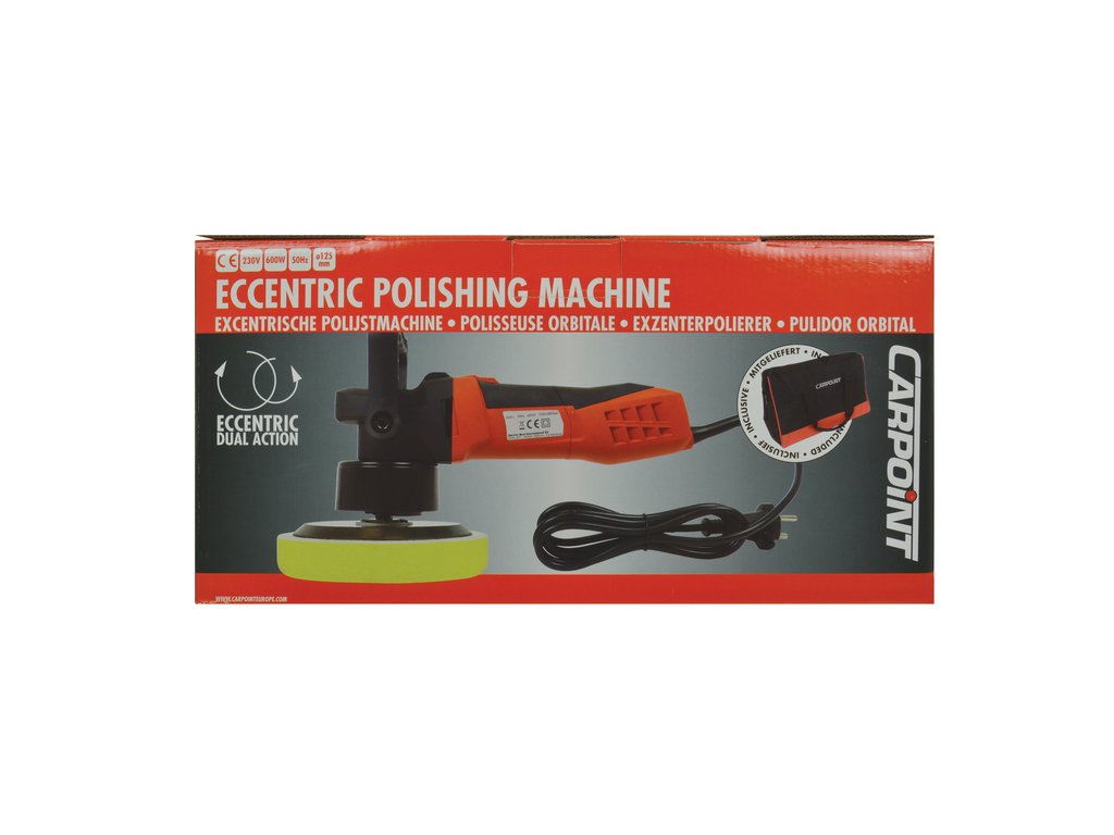 Masina de lustruit si polisat caroseria cu roto excentric Carpoint 230 V, 600 W