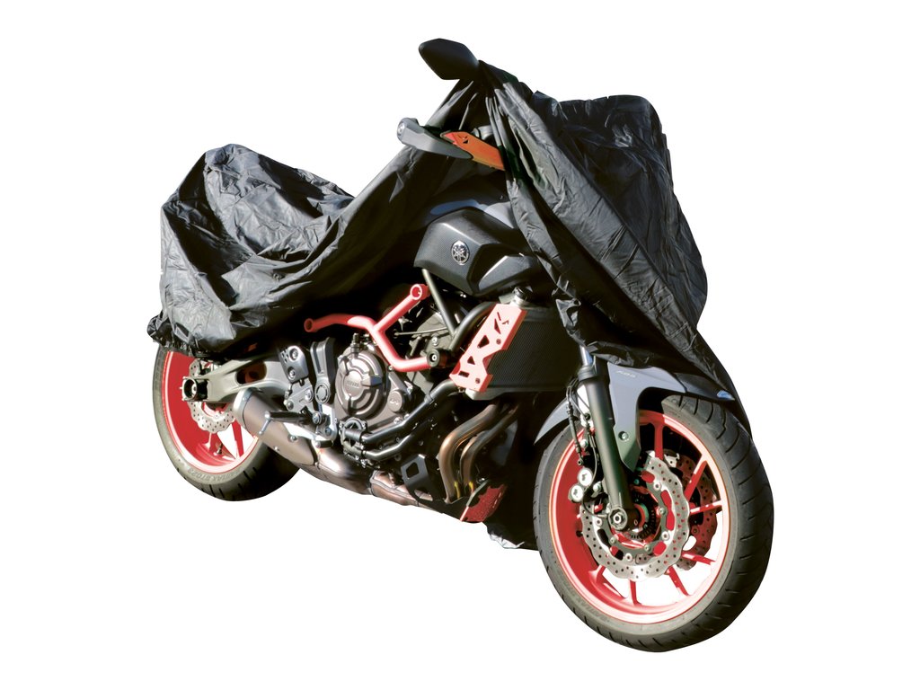 Prelata motocicleta Carpoint 245x80x145cm , PVC , cu fereastra numar imatriculare