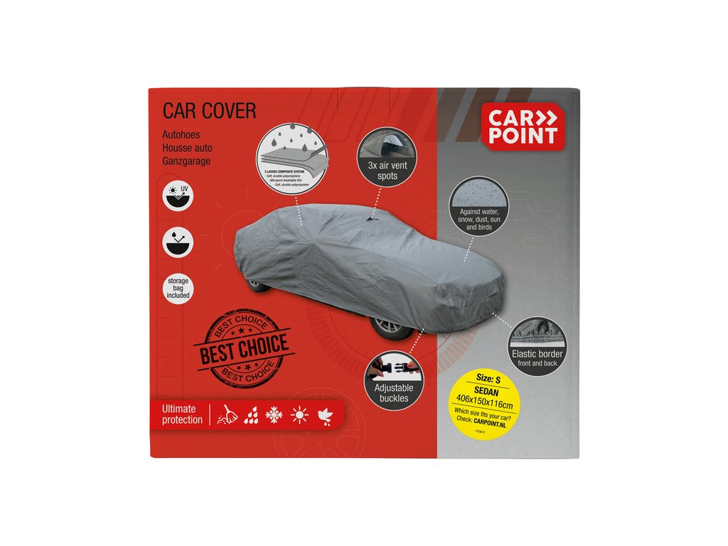 Prelata auto Carpoint Ultimate Protection S Sedan 406x150x116cm