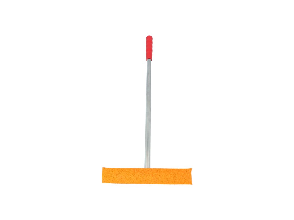 Racleta spalat geamuri auto, Carpoint, cu burete si lamela cauciucata, latime 22cm , maner metalic de 60cm