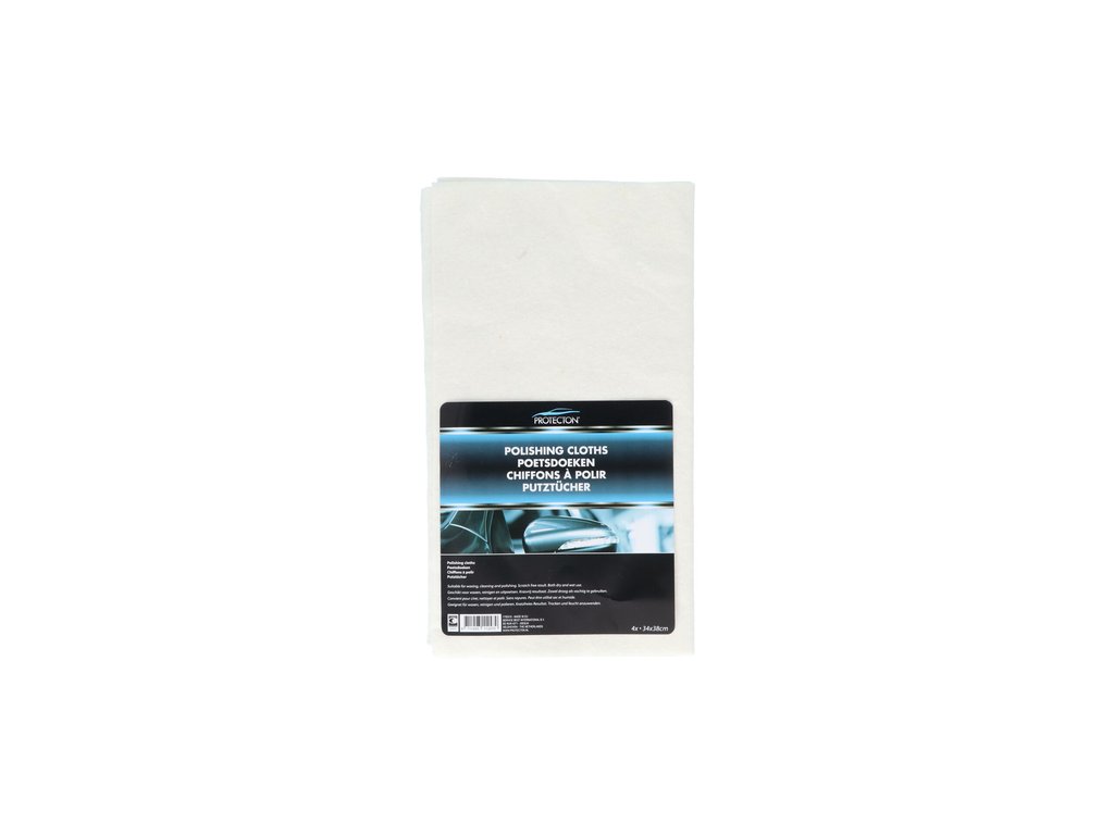 Lavete auto pentru polisat, set 4 buc, 34x38cm, Protecton