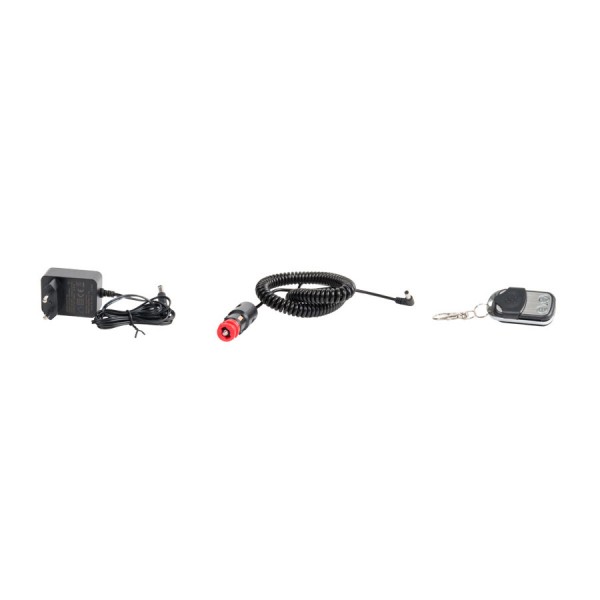 Girofar auto Automax 12V/ 24V, orange cu bec LED, fixare magnetica, cu acumulator, cu telecomanda