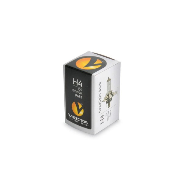Bec auto cu halogen pentru far Vecta H4 12V 90/100W P43t-38 , 1 buc.