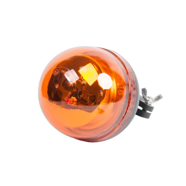 Girofar auto Automax 12V/ 24V, orange cu bec LED, fixare pe suport, 45 Led-uri, R10,R65
