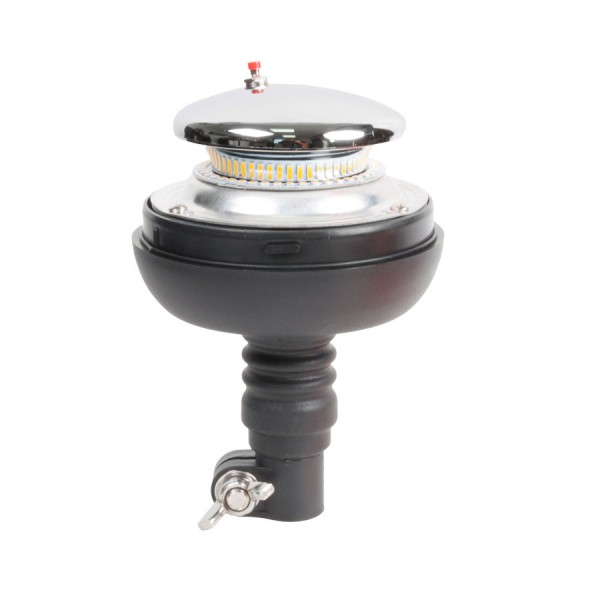 Girofar auto Automax 12V/ 24V, orange cu bec LED, fixare pe suport, 45 Led-uri, R10,R65