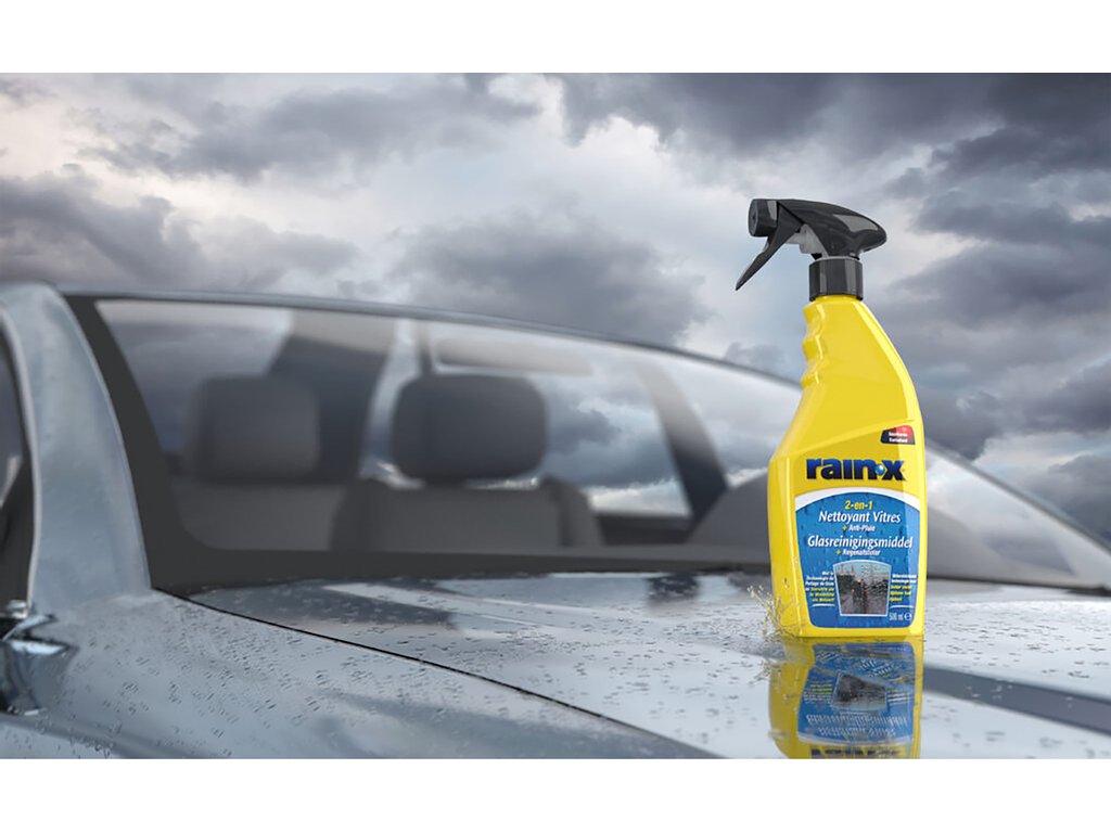 Solutie Anti Ploaie si Curatare Geamuri Rain-X 2 in 1 , tratament hidrofob parbriz 500 ml