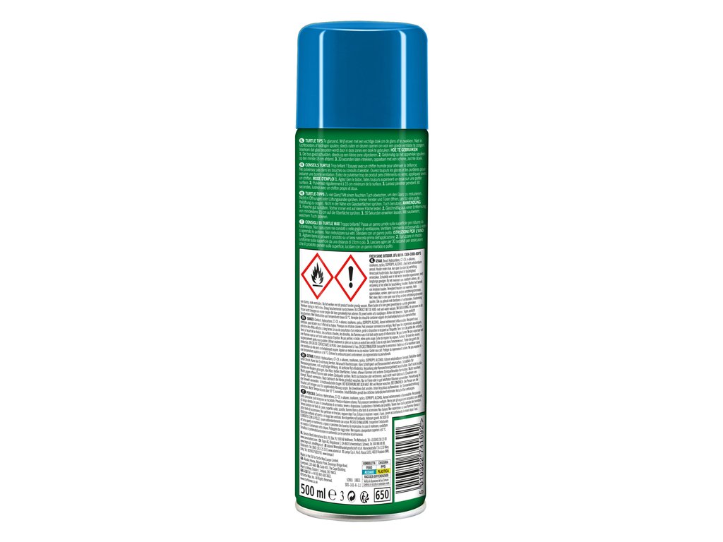 Spray curatare bord Turtle Wax Cockpit Fresh Shine Outdoor 500ml pt. elemente plastic , cu parfum de lunga durata FG7739