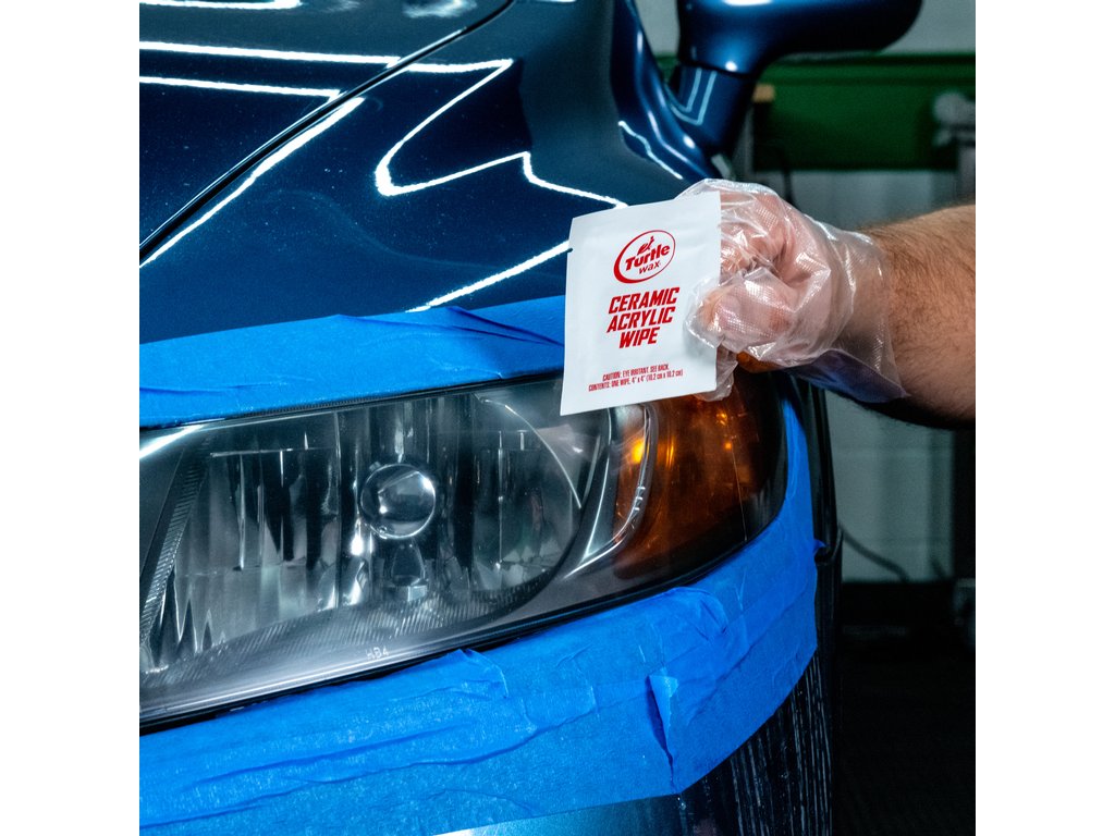 Kit restaurare far, lustruire, polishat, faruri, Turtle Wax Speed