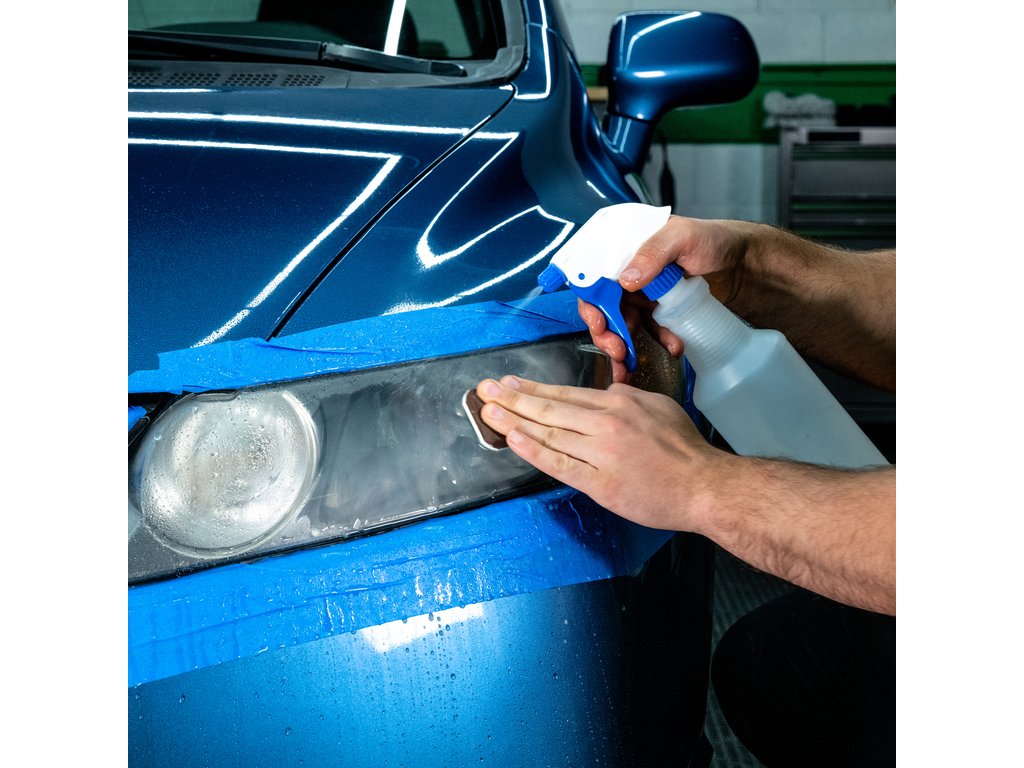 Kit restaurare far, lustruire, polishat, faruri, Turtle Wax Speed