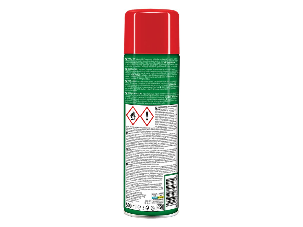 Spray silicon bord Turtle Wax Cockpit Fresh Capsuni 500ml pt. vinil plastic si cauciuc cu parfum de lunga durata