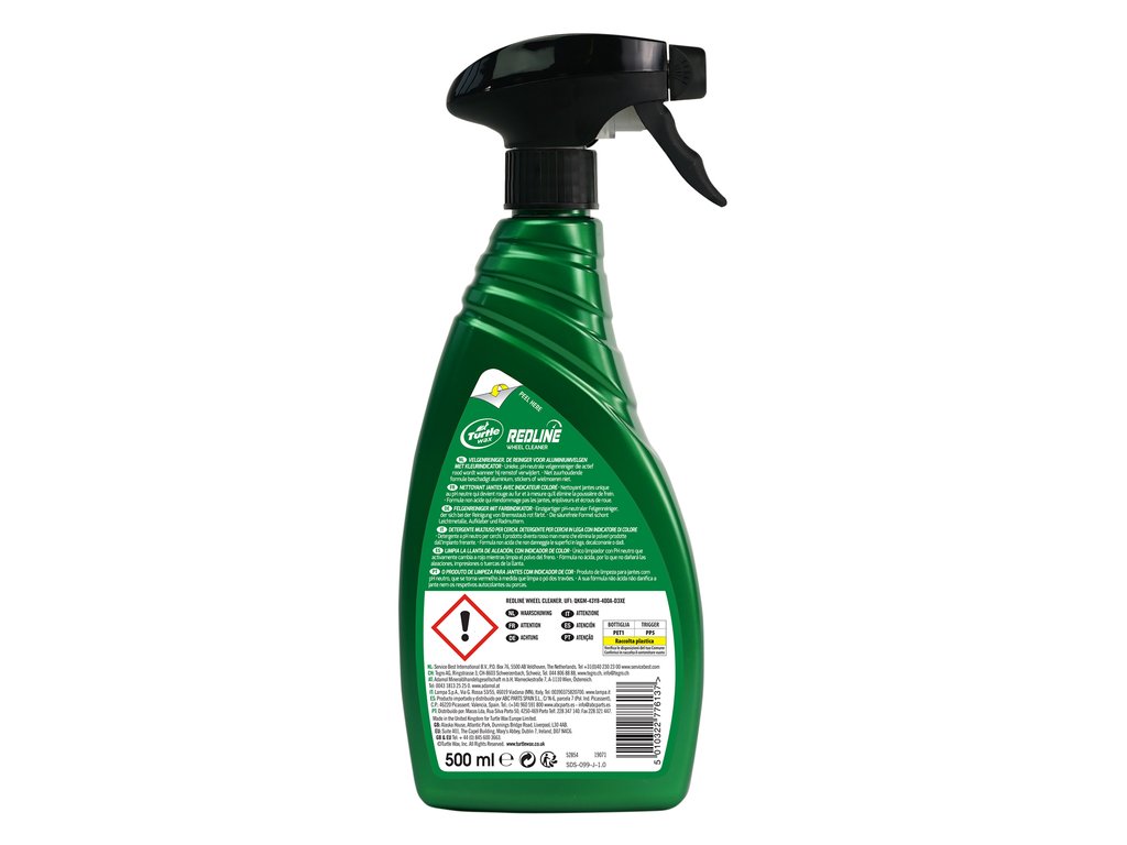 Solutie curatat jante aluminiu Turtle Wax 52854 GL Red Line All Wheel Cleaner 500ml