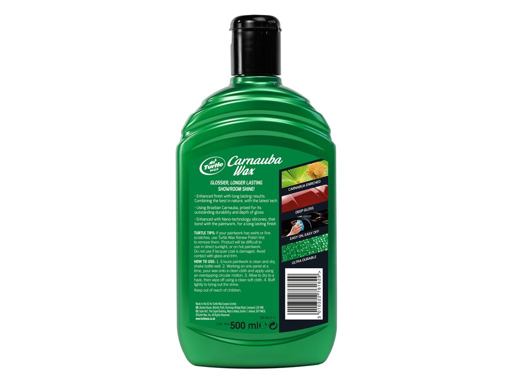 Ceara auto Turtle Max Metallic wax 500ml pentru vopsele metalizate, Carnauba Car Max