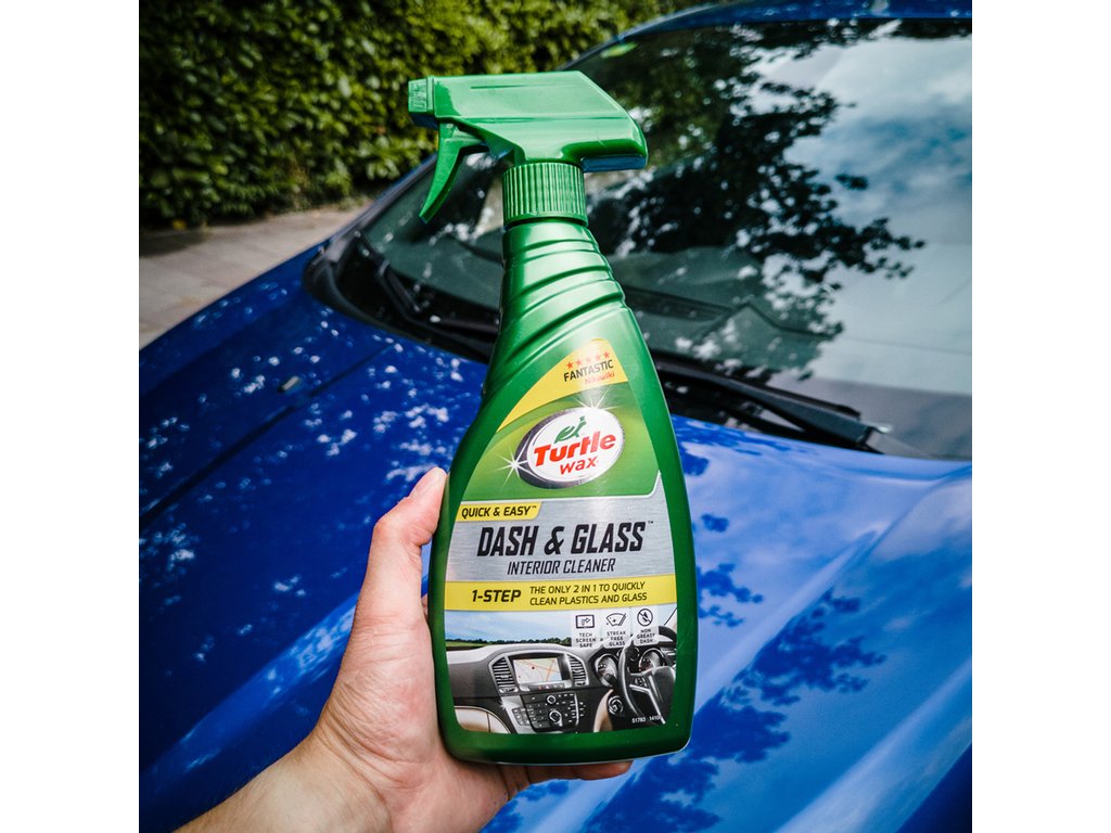 Solutie pentru curatat bordul si elementele din sticla din interior Turtle Wax Dash & Glass 500ml