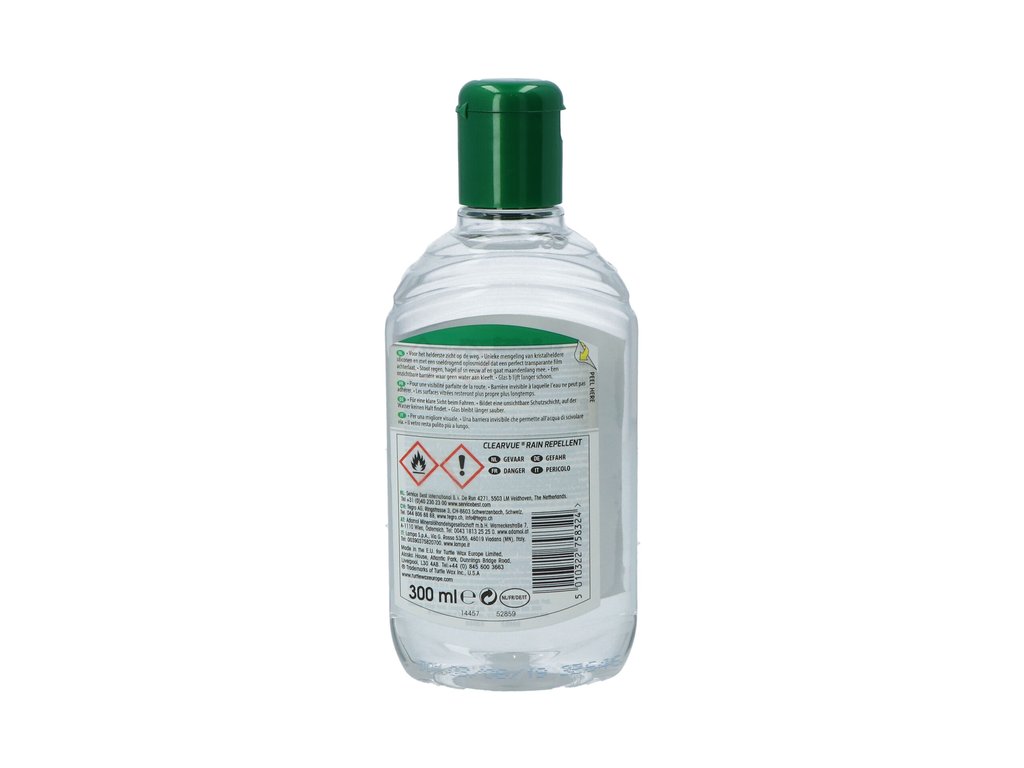 Solutie Anti Ploaie Turtle Wax Tratament parbriz pentru alunecarea apei ClearVue Rain Repellant 300ml