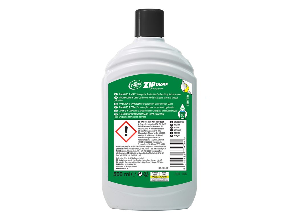 Sampon auto Turtle Wax Zip Wax Shampoo 500ml