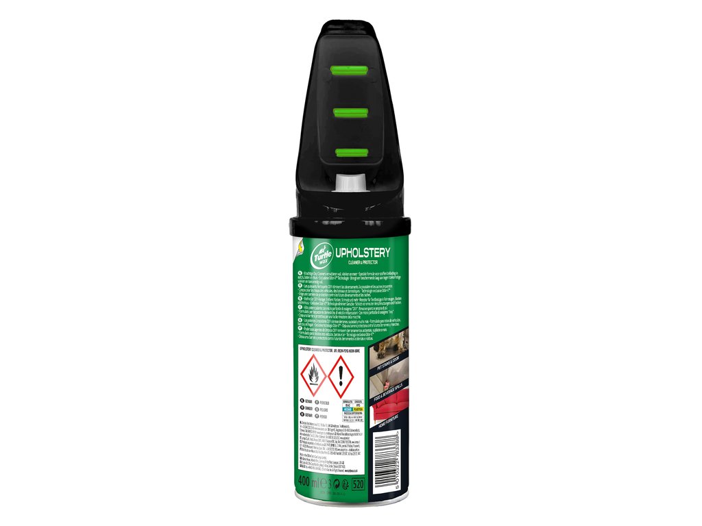 Spray curatare si intretinere tapiterie cu perie Turtle Wax Power Out Upholstery 400ml