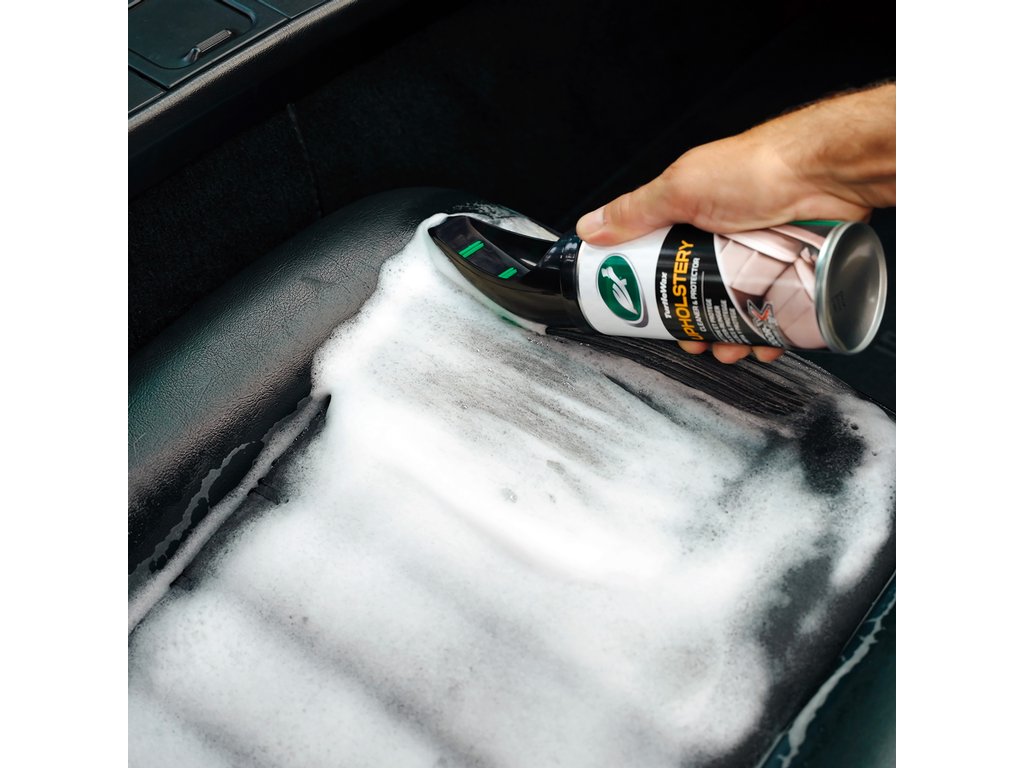 Spray curatare si intretinere tapiterie cu perie Turtle Wax Power Out Upholstery 400ml