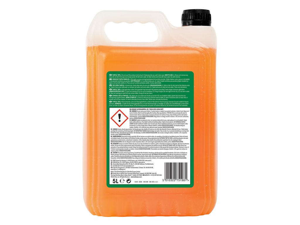 Sampon auto Turtle Wax Big Orange 5L Shampoo
