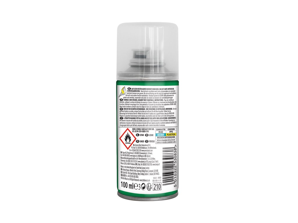 Spray automat eliminare mirosuri neplacute (fum, animale companie, cafea, mancare ) Power Out Odor-X Whole Car Blast-New Car 100ml