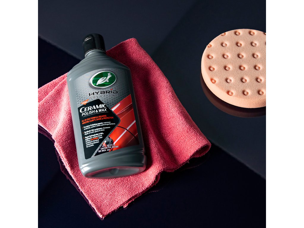 Pasta polish ceramica cu ceara Turtle Wax 53352 Hybrid Solutions Polish & Wax 500ml