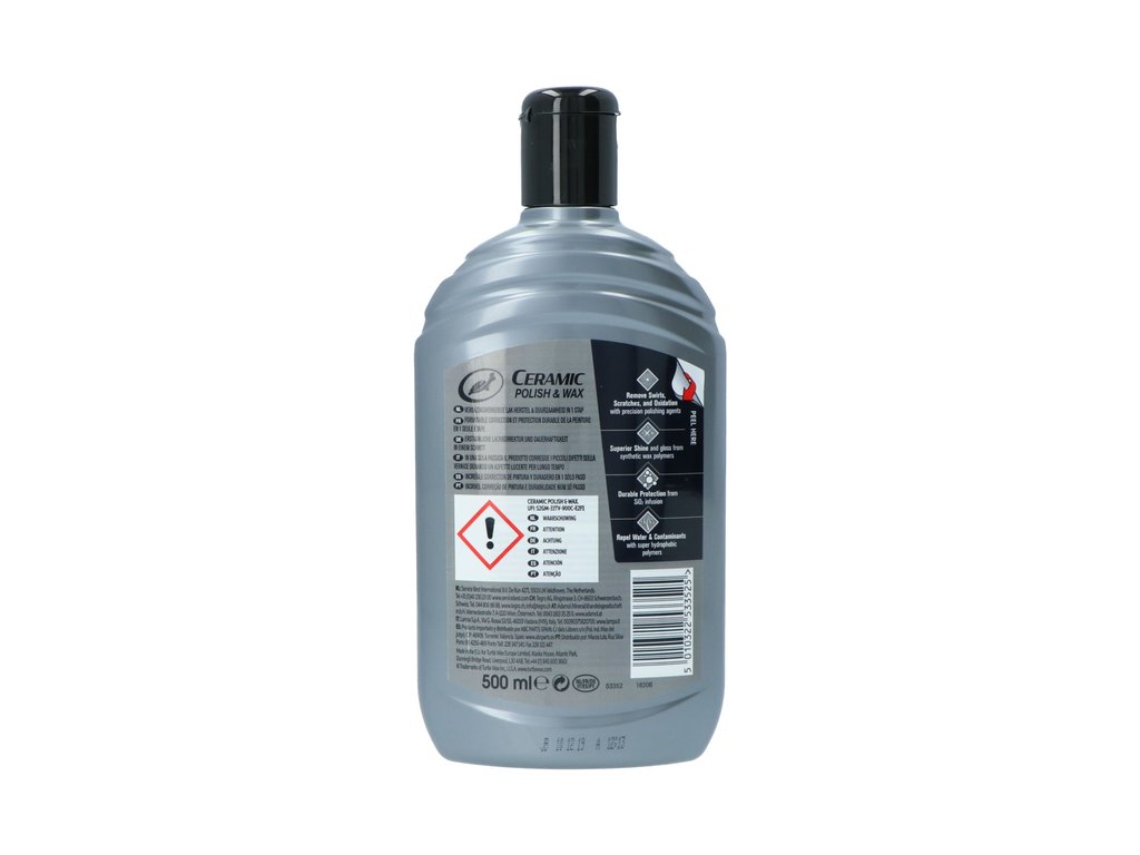 Pasta polish ceramica cu ceara Turtle Wax 53352 Hybrid Solutions Polish & Wax 500ml