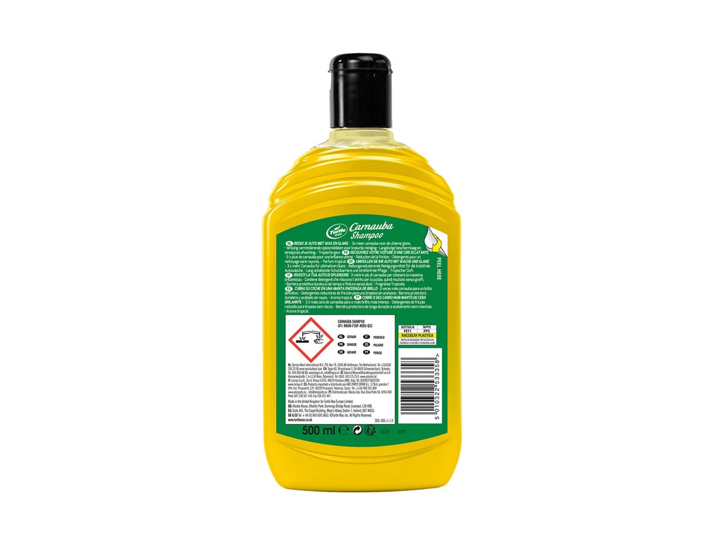 Sampon auto cu ceara Turtle Wax Carnauba Wash & Wax 500ml