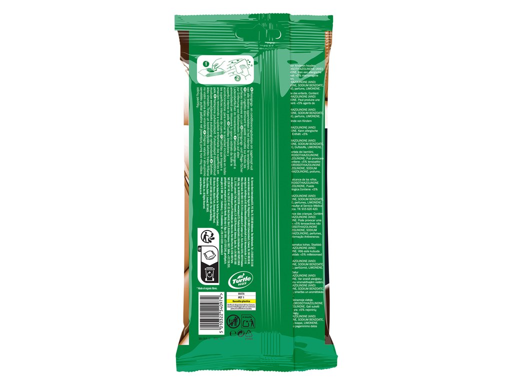 servetele Curatare si ingrijire Piele Turtle Wax Luxe Leather - Pachet de 24 Bucati