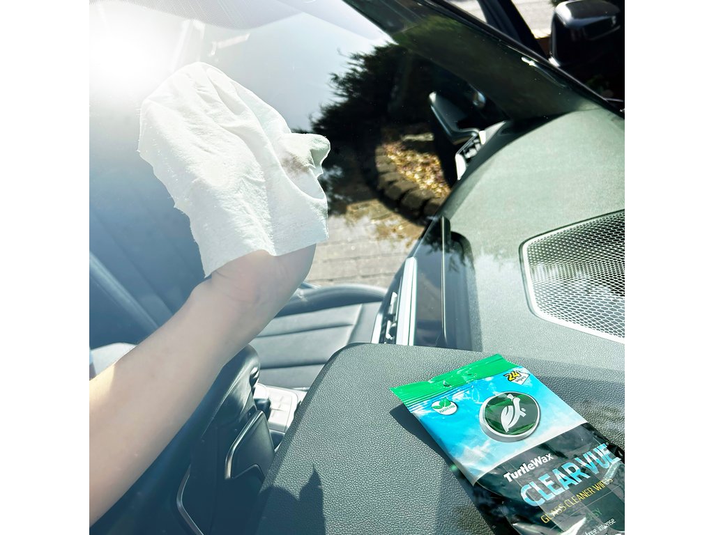 Servetele Turtle Wax Clear Vue Glass pentru curatarea geamurilor - Pachet de 24 Bucati