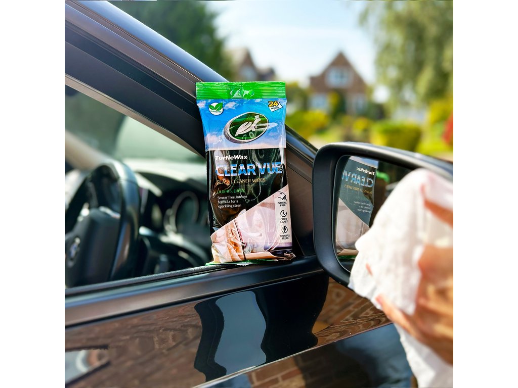 Servetele Turtle Wax Clear Vue Glass pentru curatarea geamurilor - Pachet de 24 Bucati