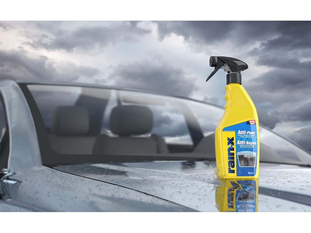 Solutie Anti Ploaie Rain-X Tratament parbriz pentru alunecarea apei cu pulverizator, tratament hidrofob parbriz 500 ml