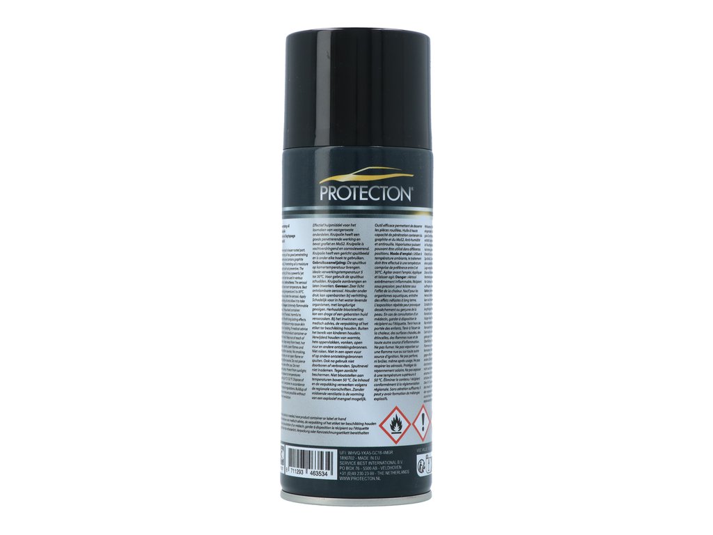 Spray deruginol cu grafit si Mos2 , Protecton, 400ml , deblocheaza suruburi, stopeaza scartaiturile