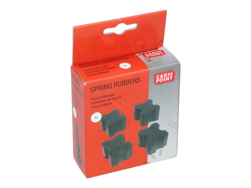 Set 4 tampoane distantier Carpoint intre spire la arcuri fata si spate , 4,70x3,90x3,10 cm