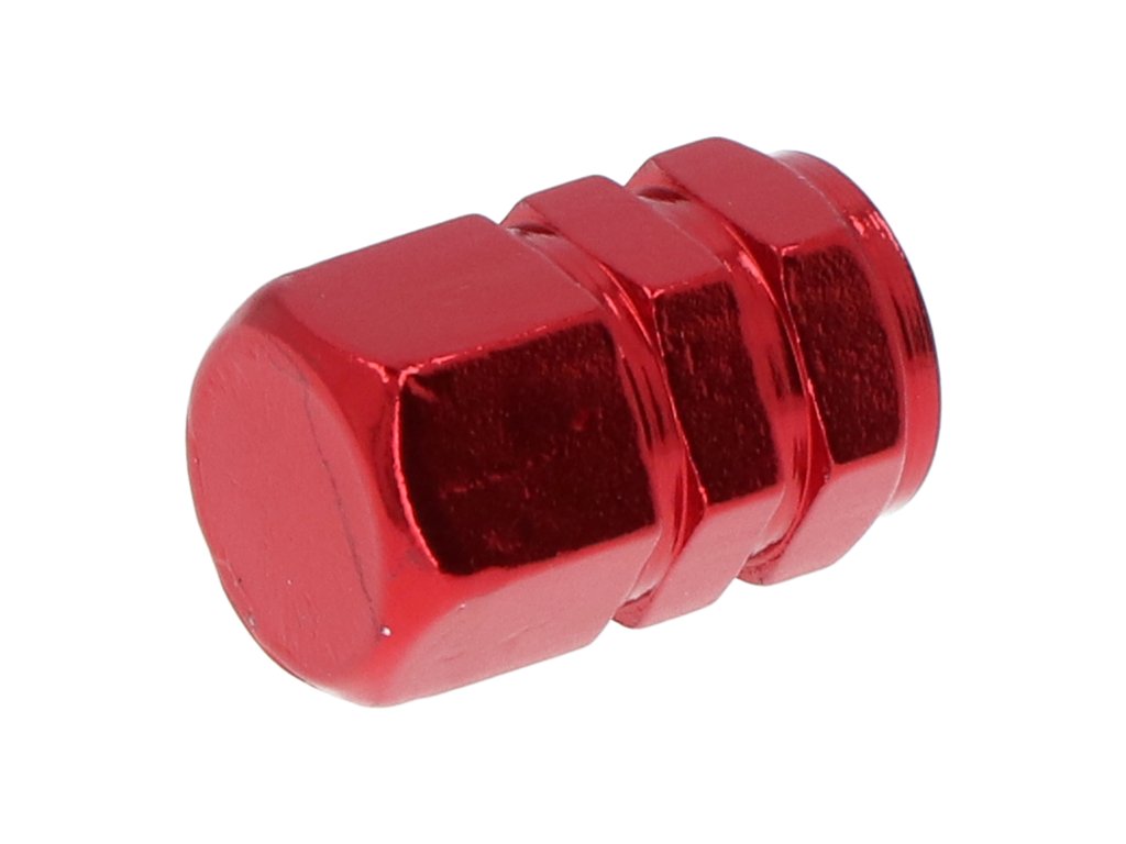 Set capacele auto Carpoint pentru ventil hexagon rosu, 5 buc.