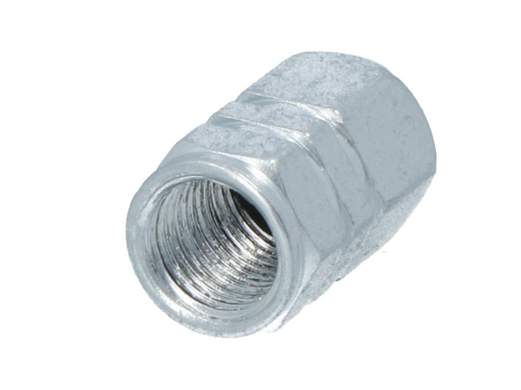 Set capacele auto Carpoint pentru ventil tip piston culoare Silver , 5 buc.