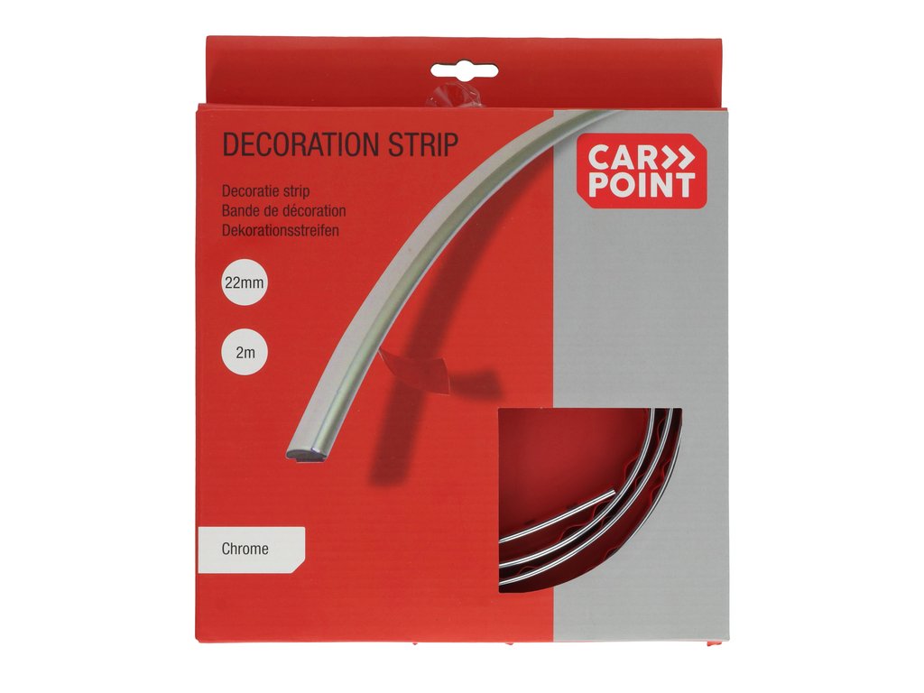 Ornament lateral auto Carpoint cromat 22mm x 2m