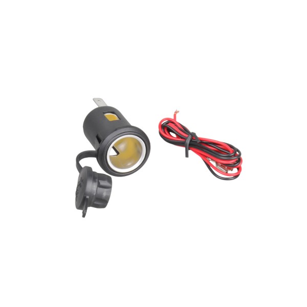 Priza auto simpla suplimentara 12-24V Automax, cu capac protector , 1 buc