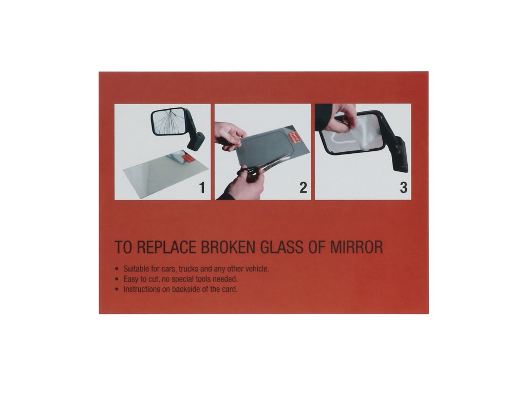 Geam oglinda auto exterioara Carpoint universal 17,5 x 25cm , 1 buc.