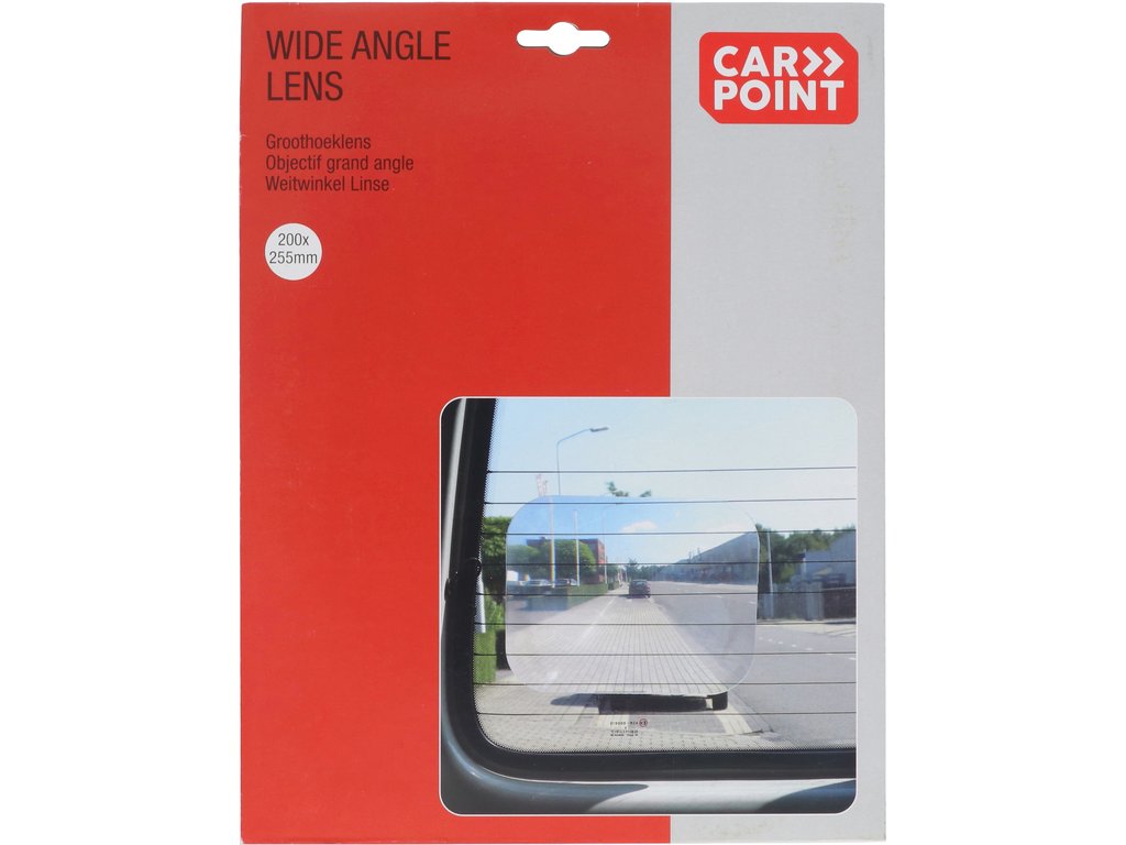 Lentila luneta auto pentru marirea unghiului de vizualizare in spate, 20x25.5cm, lupa luneta Carpoint