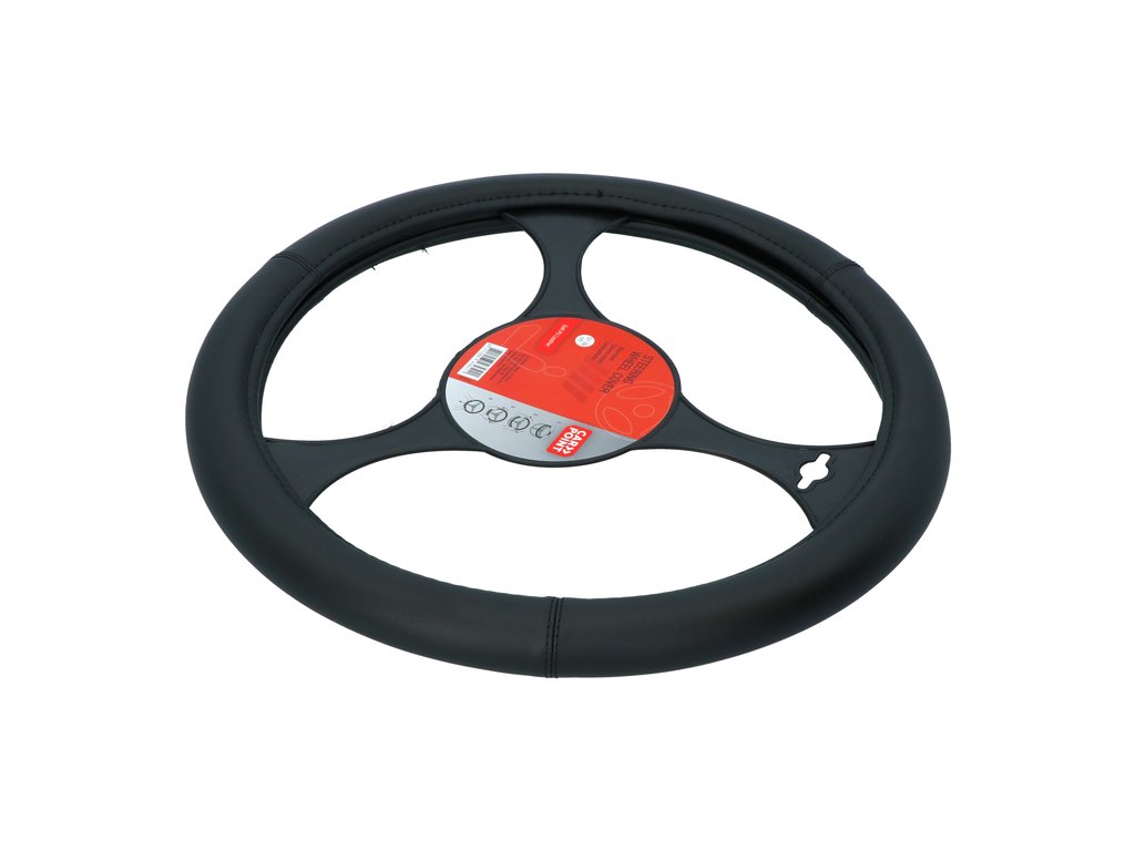Husa volan Carpoint , material cauciucat, culoare negru mat , diametru 37-39cm