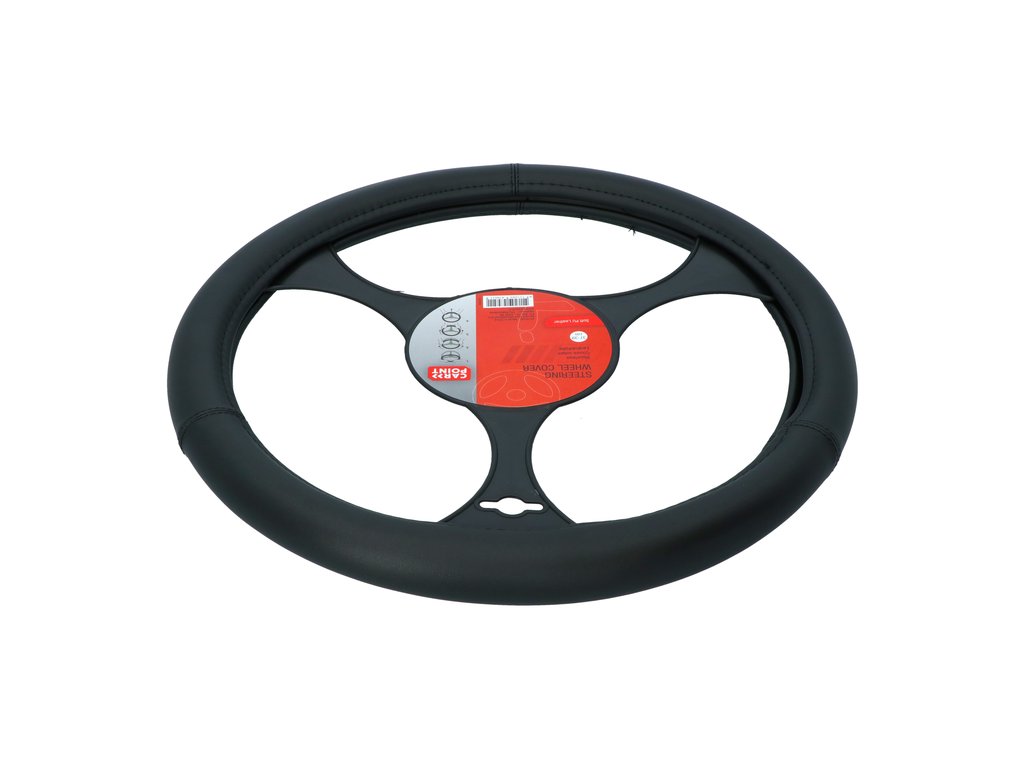 Husa volan Carpoint , material cauciucat, culoare negru mat , diametru 37-39cm