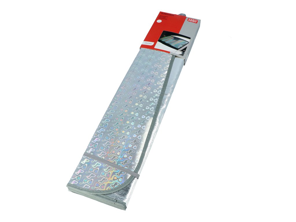 Parasolar parbriz aluminiu Carpoint 145x70 cm, marime L, 1 buc.