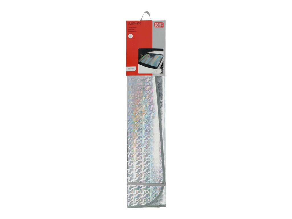 Parasolar parbriz aluminiu Carpoint 145x70 cm, marime L, 1 buc.
