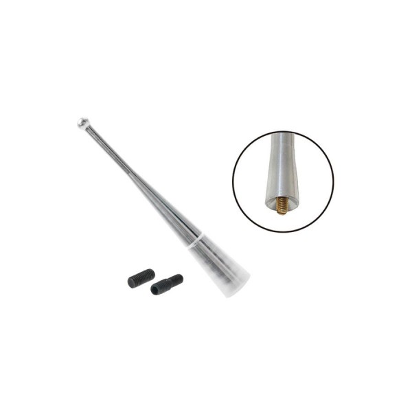 Tija antena auto Automax 10cm cromat, filet de 5 mm