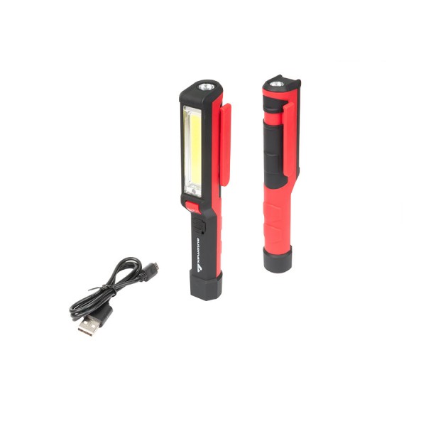 Lampa de lucru LED COB 2W 900mAh Automax, 120-150lm, 168x23x30 mm, sistem fixare magnetic