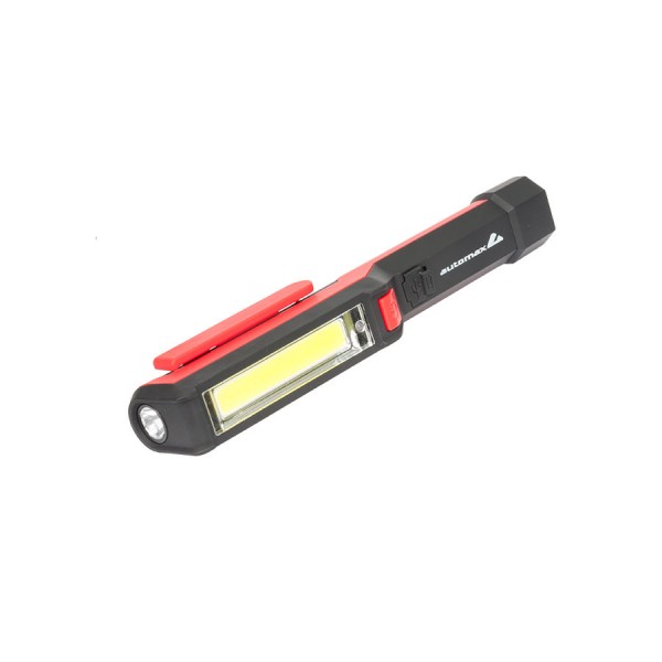 Lampa de lucru LED COB 2W 900mAh Automax, 120-150lm, 168x23x30 mm, sistem fixare magnetic