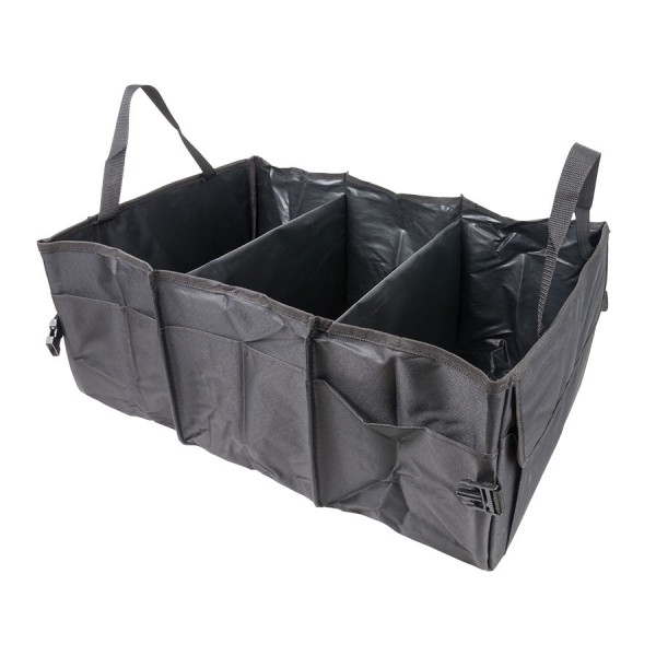 Geanta organizare obiecte 60x38x25cm, organizator portbagaj Automax, 3 compartimente, 6 buzunare laterale